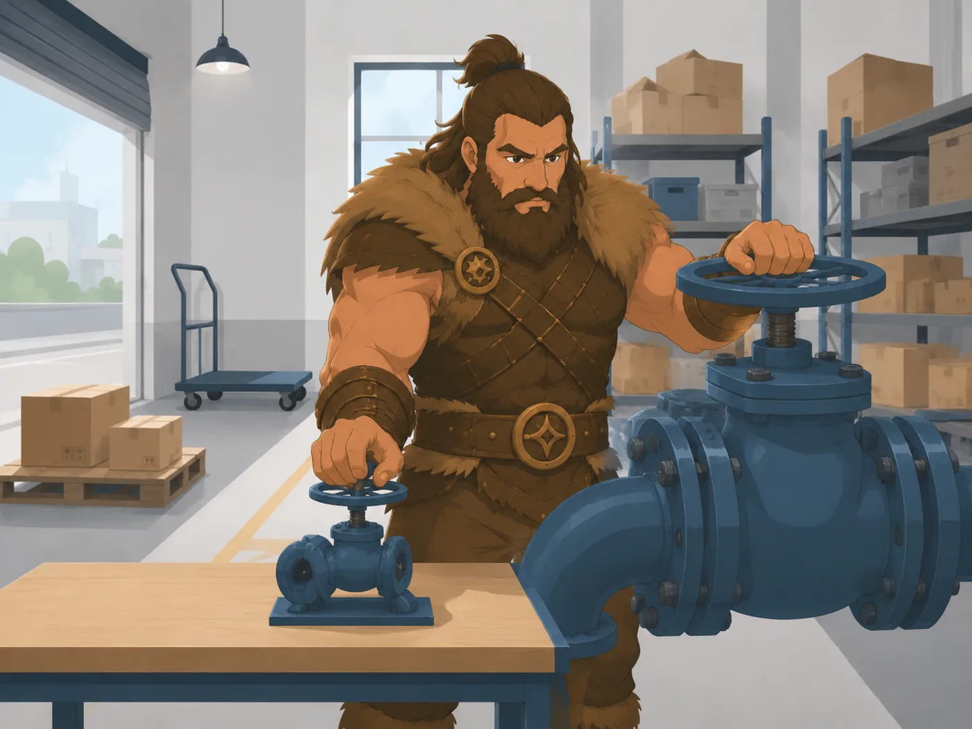 Reproduire sur l'équipement réel un geste d'abord testé sur un petit modèle d'entraînement.